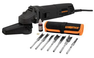 Arbortech Power Chisel Kit Woodcarving Tool with 7 Chisels