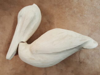 Pelican -1/4 Size Standing Tupelo Rough out 7" w/ pattern