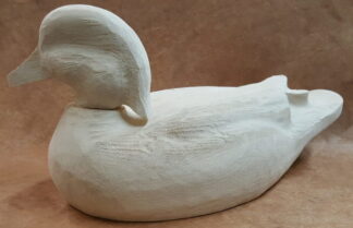 Wood Duck hen - Tupelo Roughout