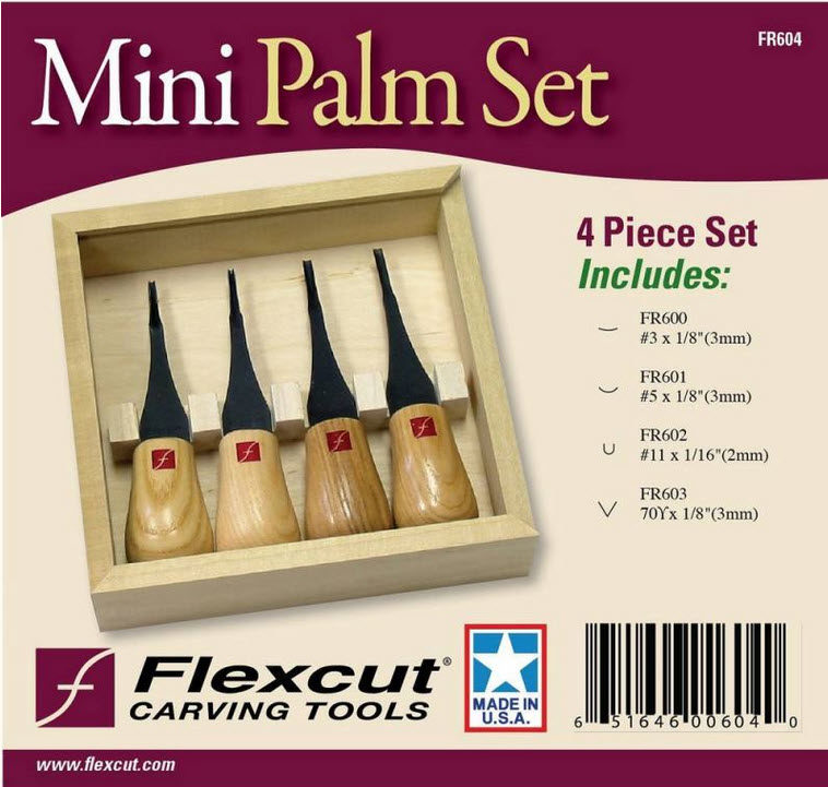 Flexcut FR604 Mini - Palm Set