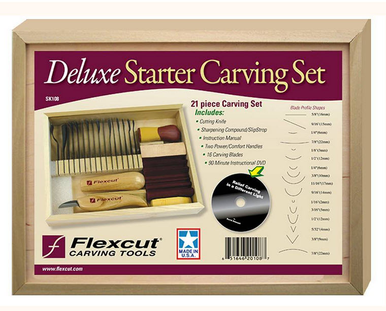 Flexcut SK108 21 pc. Deluxe Starter Set - Image 3