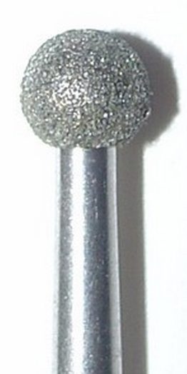 Diamond Carver D-15 Sphere 4mm (5/32") 3/32" Shank