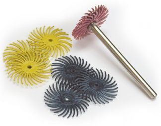 Radial Bristle Disc, 3/4" Dia. Assortment Pack-10Pc