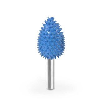 SABURR-TOOTH 1/4" Shank Flame 3/4" 125 Grit