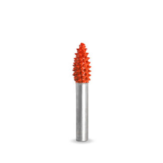 SABURR-TOOTH 1/4" Shank, Flame 3/8" x 3/4" Ex-Coarse