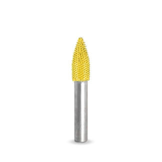 SABURR-TOOTH 1/4" Shank, Flame 3/8" x 3/4" Fine