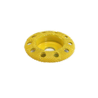 Saburr-Tooth 2" Disc Carving Wheel Flat Face W/ Holes (Fine Grit)
