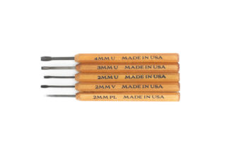 Dockyard Micro Carving Tools, 5 Piece Expansion Set #6