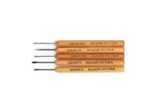 Dockyard Micro Carving Tools, 5 Piece Set-2MM #2