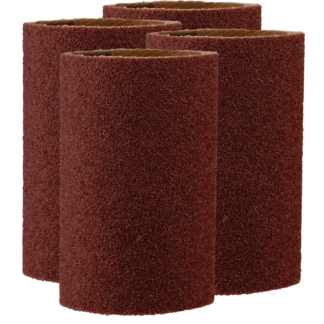Guinevere - Medium-150 grit 3/4" x 1 1/2" Small Drum Sanding Sleeves 4 pk