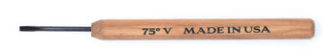 Dockyard Micro Carving Tools, 75 Degree V-Tool