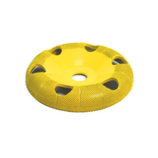Saburr-Tooth 4" Donut Wheel 5/8" bore See Thru Round Face Fine