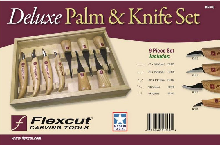 Flexcut KN700 Deluxe Palm & Knife Set - Image 2