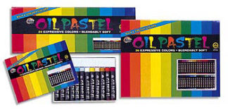Pastels, Oil