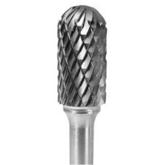 Carbide Ball Nose 1/4 X 1/2" <P>1/8" Shank