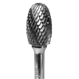 Carbide Oval 1/2" X 7/8" <P>1/4" Shank