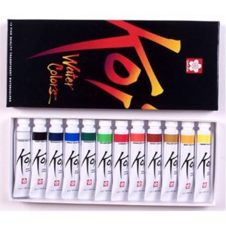Koi Watercolor - 12 color set (12 ml tubes)