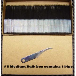 Warren Blades # 8 Medium Industrial Carving Blade Bulk