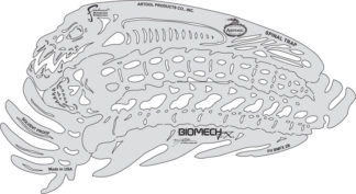 Artool BioMech FX� Templates Skull Buster Set of 6
