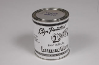 1 SHOT Lettering Enamel WHITE 16OZ