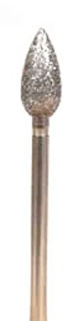 Diamond Carver D-20 Sm-Long Flame 4mm (5/32") 3/32" Shank