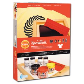Speedball SUPER VALUE FABRIC SCREEN PRINTING KIT