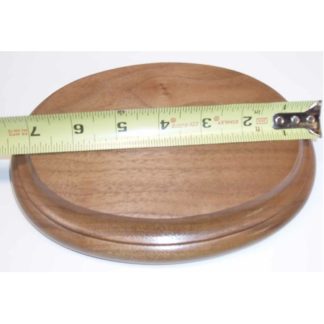 Base Oval Walnut 6 x 8 x 3/4"