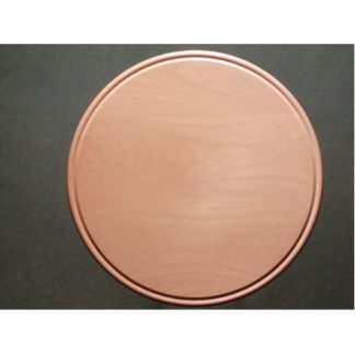 Plate Basswood, Flat, Beaded edge 18"