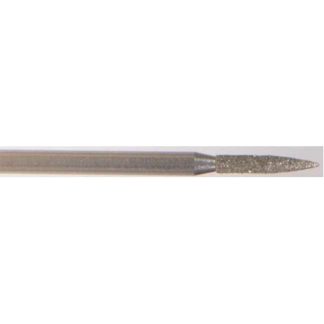 Diamond NEEDLE TAPER 1/16" Round End 3/32" Shank