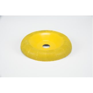 Saburr-Tooth 4" Donut Wheel 5/8" bore <P>Round Face Fine