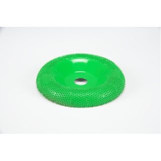 Saburr-Tooth 4" Donut Wheel 5/8" bore <P>Round Face Coarse