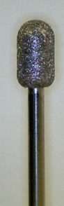 Diamond Carver D-604 Barrel rounded end 5mm (3/16") 3/32" Shank