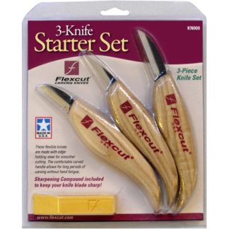Flexcut KN500 3-Knife Starter Set