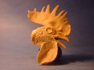 Rooster, Lg w/eyes/open mouth study cast