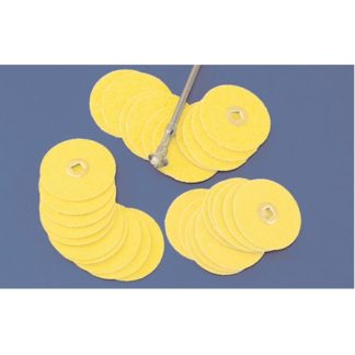 YELLOW SANDING DISKS 7/8" FINE 50 ps. no mandrel