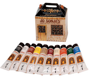 a Jo Sonja's Palette Sampler Kit 10 Tube Set