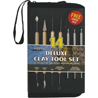 PRO ART 14pc Clay Tool Set With Free Case