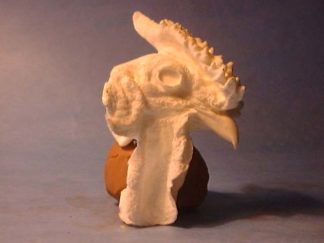 ROOSTER LG ROSE COMB W/EYES study cast