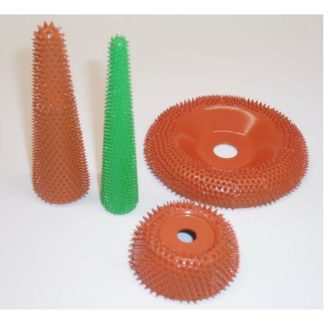 Cone 4" Ice Carving Saburr 7/8" dia. Green