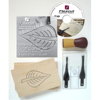 Flexcut SK111 Beginner 2-Blade Craft Carver Set