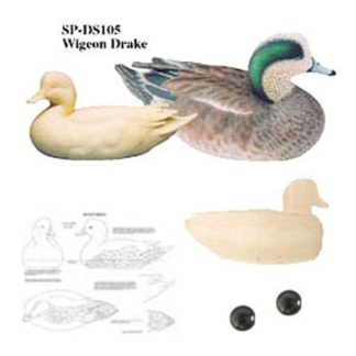 Kit- Wigeon Drake KIT WOOD CARVING KIT