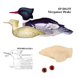 Kit- MERGANSER ANIMATED WOOD CARVING KIT