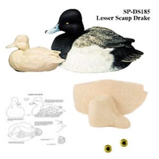 Kit- LESSER SCAUP DRAKE WOOD CARVING KIT