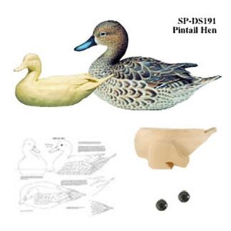 Kit- PINTAIL HEN KIT WOOD CARVING KIT