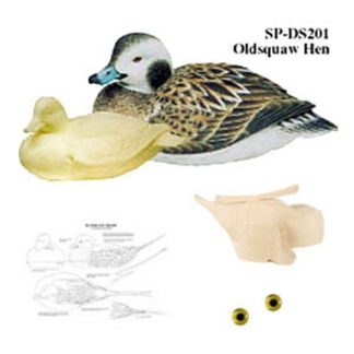 Kit- OLD SQUAW HEN ANIMATED WOOD CARVING KIT