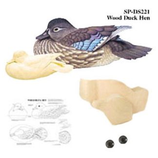 Kit- Wood Duck Hen KIT WOOD CARVING KIT