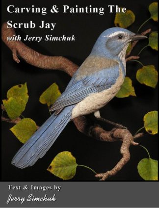 KIT-SCRUB JAY Tupelo WOOD CARVING KIT, Jerry Simchuk