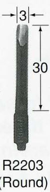 Automach Blade #R2203 3mm, 1/8" x 5 sweep Gouge