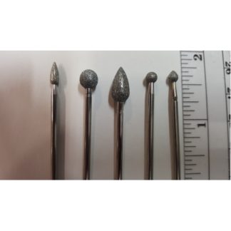 Diamond Carver 5ps Set 3/32" Shank