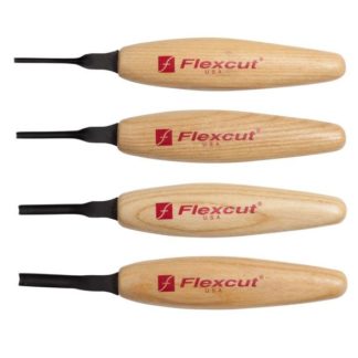 Flexcut MT400 Shallow U-Gouge Micro Tool Set